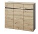 Schuhschrank >Meagan< in Artisan Eiche - 120x107x38cm (BxHxT)