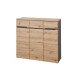Schuhschrank >Meagan< in Artisan Eiche - 120x107x38cm (BxHxT)