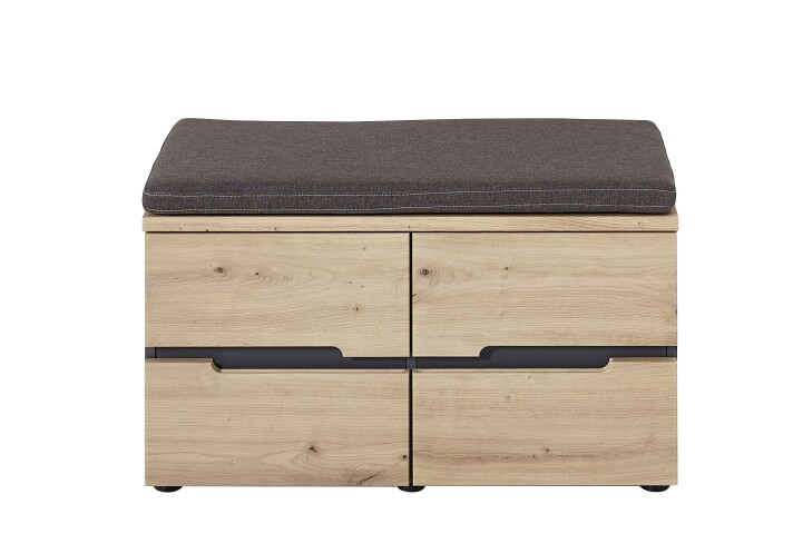 Sitzbank >Meagan< in Artisan Eiche - 120x70x2cm (BxHxT)