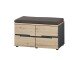 Sitzbank >Meagan< in Artisan Eiche - 120x70x2cm (BxHxT)