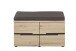 Sitzbank >Meagan< in Artisan Eiche - 120x70x2cm (BxHxT)