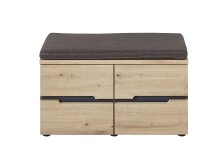 Garderoben-Set >Meagan< in Artisan Eiche - 255x192x38cm (BxHxT)