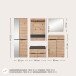 Garderoben-Set >Meagan< in Artisan Eiche - 255x192x38cm (BxHxT)