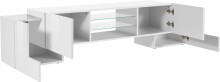 TV-Board >Pinerolo< in Weiß-Hochglanz - 190x45x45cm (BxHxT)