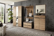 Garderoben-Set >Meagan< in Artisan Eiche -...