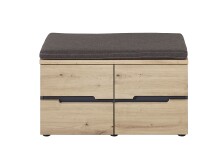 Garderoben-Set >Meagan< in Artisan Eiche - 295x192x38cm (BxHxT)