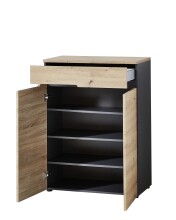 Garderoben-Set >Meagan< in Artisan Eiche - 295x192x38cm (BxHxT)