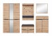 Garderoben-Set >Meagan< in Artisan Eiche - 295x192x38cm (BxHxT)