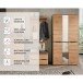 Garderoben-Set >Meagan< in Artisan Eiche - 295x192x38cm (BxHxT)