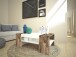 Couchtisch >Cesena< in Weiß-Hochglanz - 110x40x60cm (BxHxT)