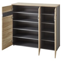 Garderoben-Set >Meagan< in Artisan Eiche - 181x190x38cm (BxHxT)
