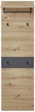 Garderoben-Set >Meagan< in Artisan Eiche - 181x190x38cm (BxHxT)