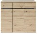 Garderoben-Set >Meagan< in Artisan Eiche - 181x190x38cm (BxHxT)