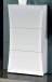 Schuhschrank >Arona< in Weiß Hochglanz - 71x121.5x26.6cm (BxHxT)