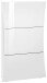 Schuhschrank >Arona< in Weiß Hochglanz - 71x121.5x26.6cm (BxHxT)