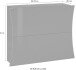 Schuhschrank >Arona< in Weiß Hochglanz - 101x81.4x26.6cm (BxHxT)