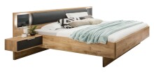 Bett >Valencia< in Plankeneiche-Nachbildung -...