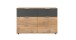 Highboard >Valencia< in Plankeneiche-Nachbildung - 130x83x41cm (BxHxT)