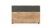 Highboard >Valencia< in Plankeneiche-Nachbildung - 130x83x41cm (BxHxT)