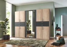 Dreh-/Schwebetürenschrank >Taiga< (B/H/T:...