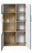 Wohnwand >Sidonia< in Eiche Altholz - 340x208x52cm (BxHxT)