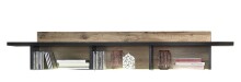 Wohnwand >Sidonia< in Eiche Altholz - 330x208x52cm (BxHxT)