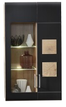 Wohnwand >Sidonia< in Eiche Altholz - 330x208x52cm (BxHxT)
