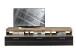 Wohnwand >Sidonia< in Eiche Altholz - 330x208x52cm (BxHxT)