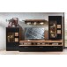 Wohnwand >Sidonia< in Eiche Altholz - 330x208x52cm (BxHxT)