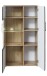 Wohnwand >Sidonia< in Eiche Altholz - 330x208x52cm (BxHxT)
