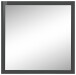 Wandspiegel >Magione< in Anthrazit Hochglanz - 60x60x2cm (BxHxT)