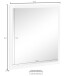 Wandspiegel >Magione< in Anthrazit Hochglanz - 60x60x2cm (BxHxT)