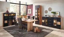 Barschrank >Sidonia< in Eiche Altholz -...