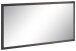 Wandspiegel >Magione< in Anthrazit Hochglanz - 120x60x2cm (BxHxT)