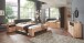 Bett >Sulzbach< (B/H/T: 289x88x228 cm) in Artisan-Eiche-Nachbildung