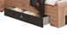 Bettschubkasten >Sulzbach< (B/H/T: 141x20x61 cm) in Artisan-Eiche-Nachbildung