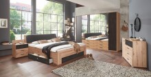 Dreh-/Schwebetürenschrank >Sulzbach< (B/H/T: 270x210x58 cm) Artisan-Eiche
