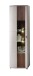 Vitrine >Superior< in Basalt matt Nachbildung - 60x199x38cm (BxHxT)