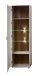 Vitrine >Superior< in Basalt matt Nachbildung - 60x199x38cm (BxHxT)