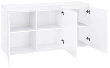 Sideboard >Magione< in Weiß Hochglanz - 150x81x40cm (BxHxT)