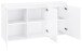 Sideboard >Magione< in Weiß Hochglanz - 150x81x40cm (BxHxT)