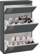 Schuhschrank >Magione< in  - 60x108x26.5cm (BxHxT)