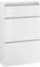 Schuhschrank >Magione< in Weiß Hochglanz - 60x108x26.5cm (BxHxT)