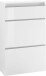 Schuhschrank >Magione< in Weiß Hochglanz - 60x108x26.5cm (BxHxT)