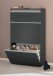 Schuhschrank >Magione< in Anthrazit Hochglanz - 60x108x26.5cm (BxHxT)