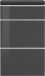 Schuhschrank >Magione< in Anthrazit Hochglanz - 60x108x26.5cm (BxHxT)