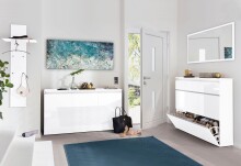 Schuhschrank >Magione< in  - 120x108x26.5cm (BxHxT)