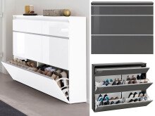 Schuhschrank >Magione< in  - 120x108x26.5cm (BxHxT)