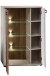 Vitrine >Superior< in Basalt matt Nachbildung - 85x128x38cm (BxHxT)