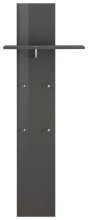 Garderobenpaneel >Magione< in Anthrazit Hochglanz - 50x140x27cm (BxHxT)